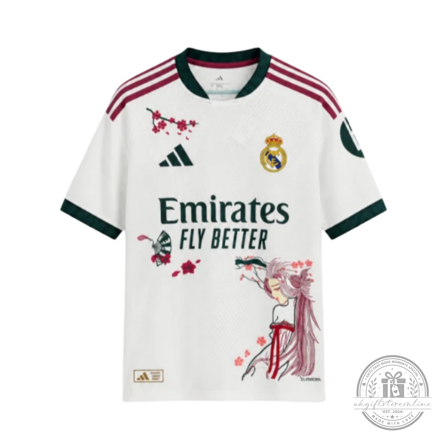Real Madrid Sakura Limited Edition Football Jerssey