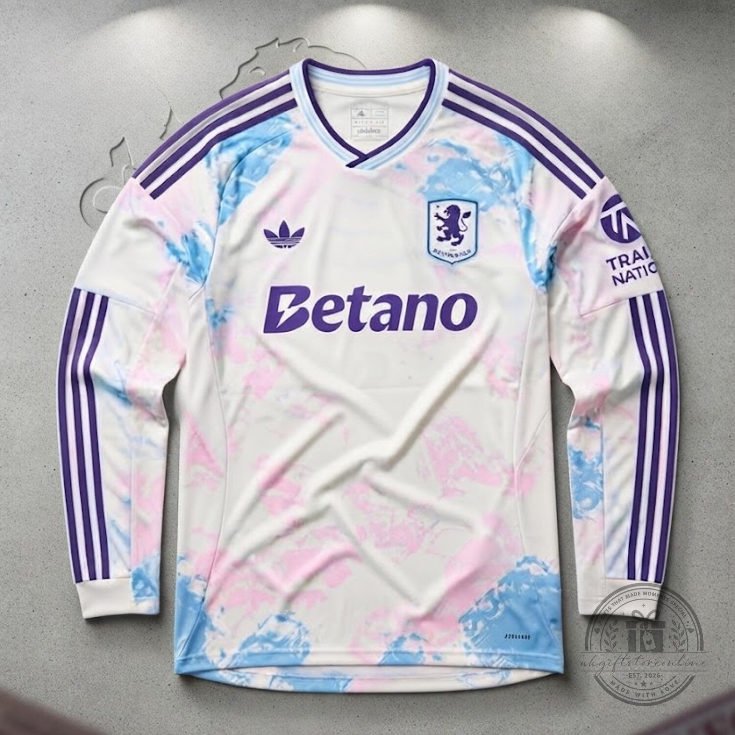 Aston Villa x Adidas Third Kit Long Sleeve Jersey