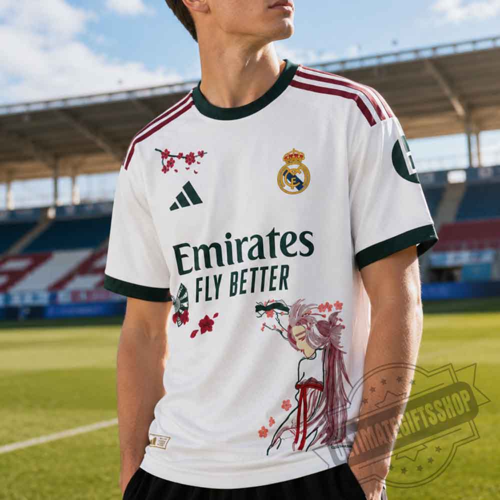 Adidas Real Madrid Sakura Edition 2026/27 Home Jersey Adidas Real Madrid Sakura Edition 2026/27 Home Jersey