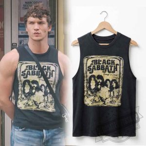 Connor Storrie Black Sabbath 1978 World Tour Tank Top 4 Connor Storrie Wearing Black Sabbath World Tour 1978 Tank Top Shirt in Toronto