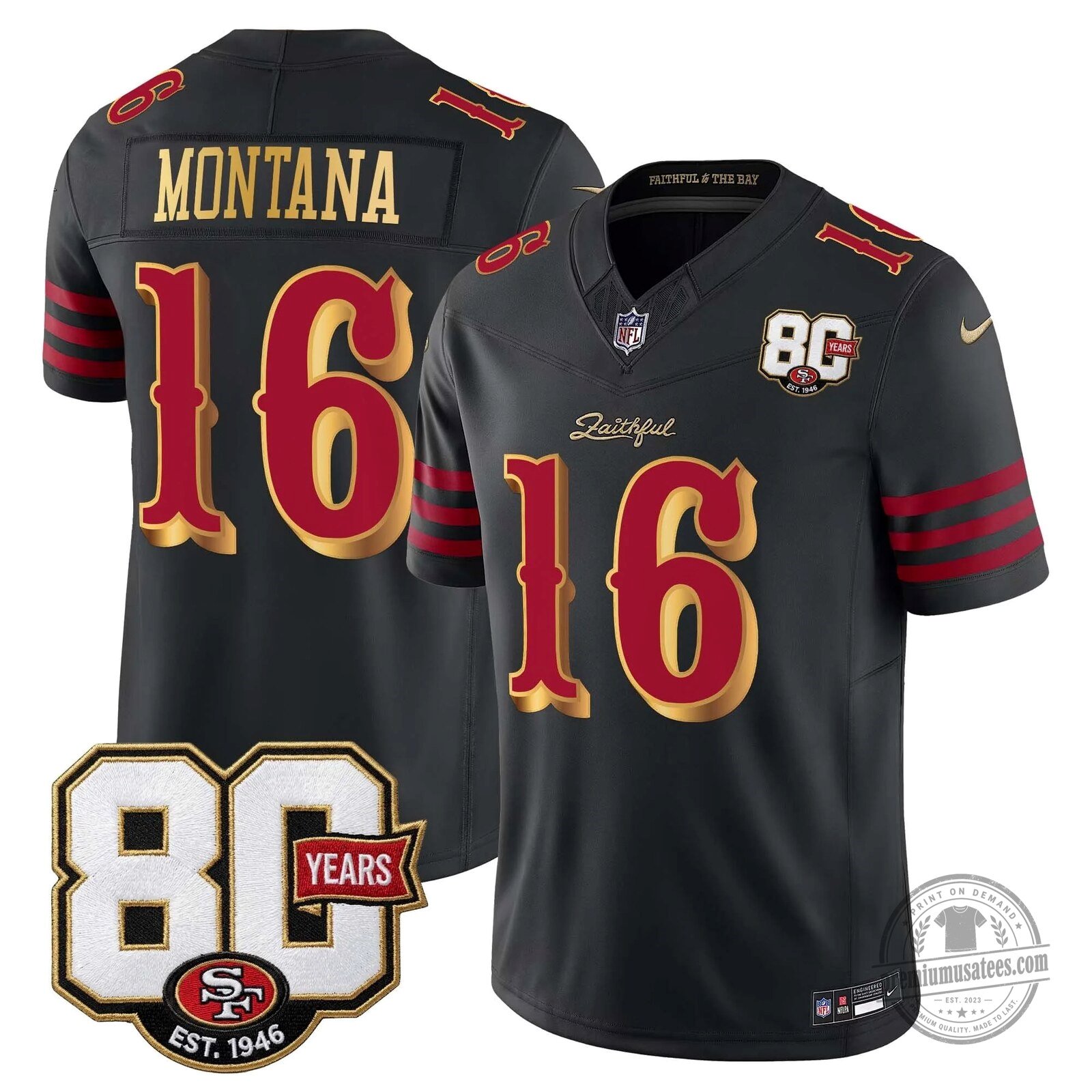 San Francisco 49ers 80th Anniversary Evans Number 5 Football Jersey 67 San Francisco 49ers 80th Anniversary Evans Number 5 Football Jersey