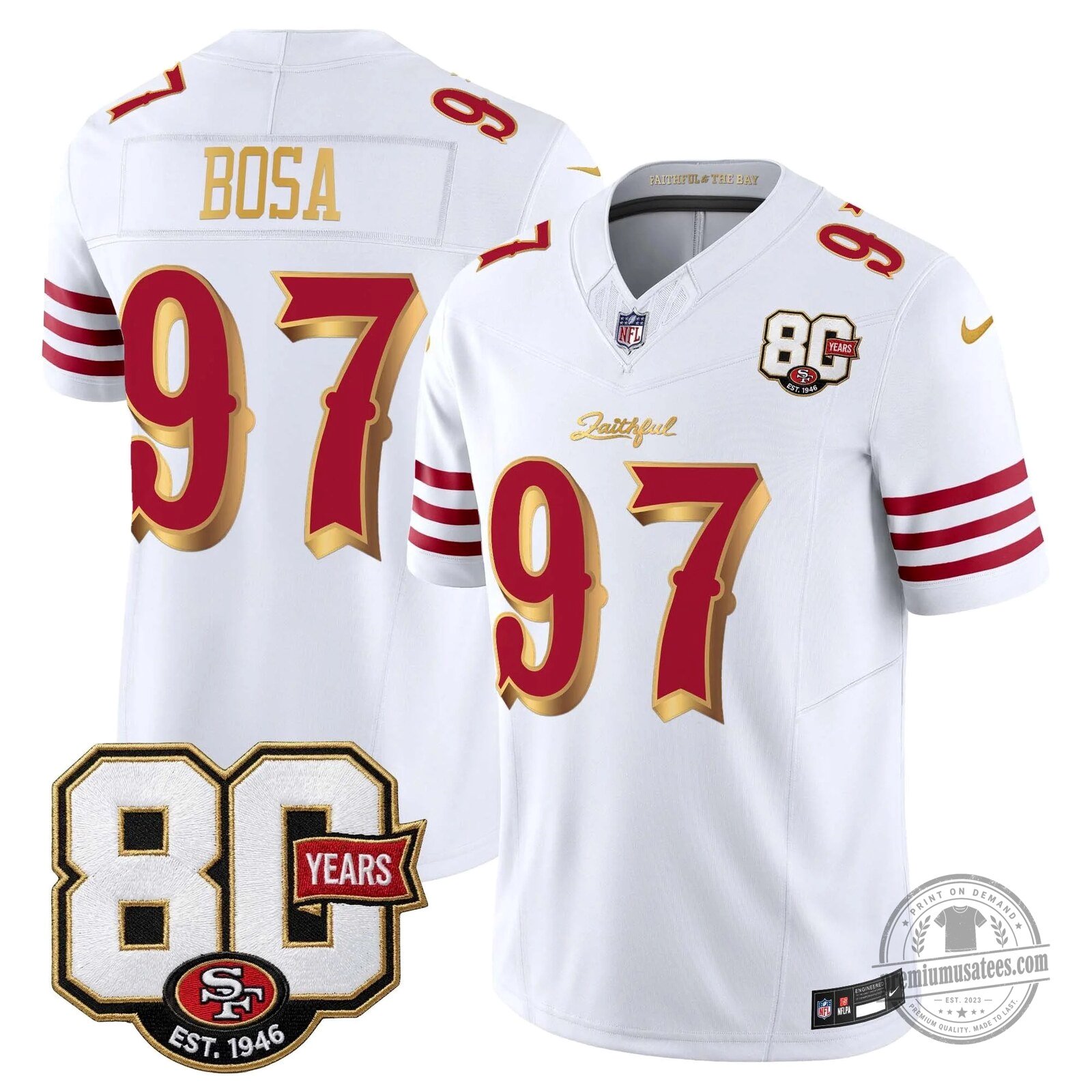 San Francisco 49ers 80th Anniversary Evans Number 5 Football Jersey 93 San Francisco 49ers 80th Anniversary Evans Number 5 Football Jersey