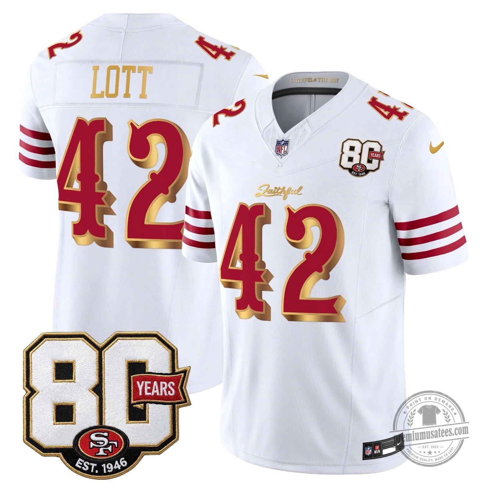 San Francisco 49ers 80th Anniversary Evans Number 5 Football Jersey 94 San Francisco 49ers 80th Anniversary Evans Number 5 Football Jersey