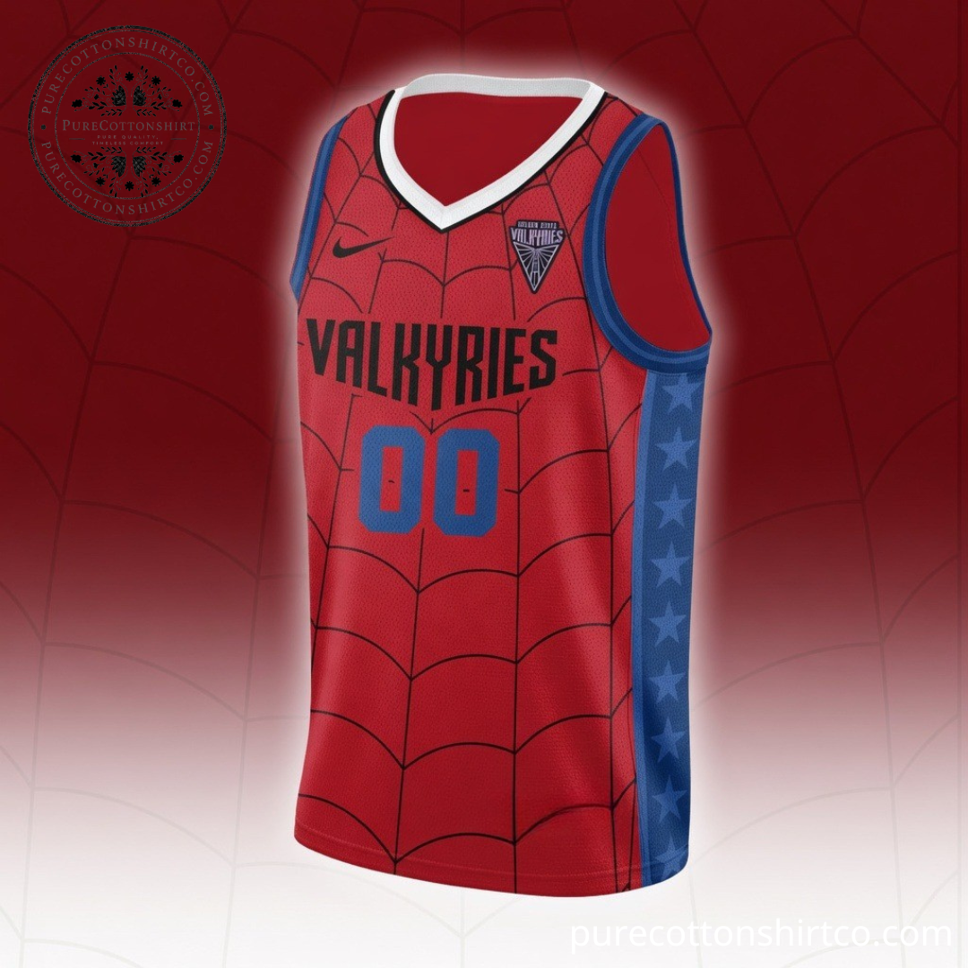 10 WNBA Golden State Valkyries x Spider-Man Brand New Day 2026 V-Neck Basketball Jersey — image 2