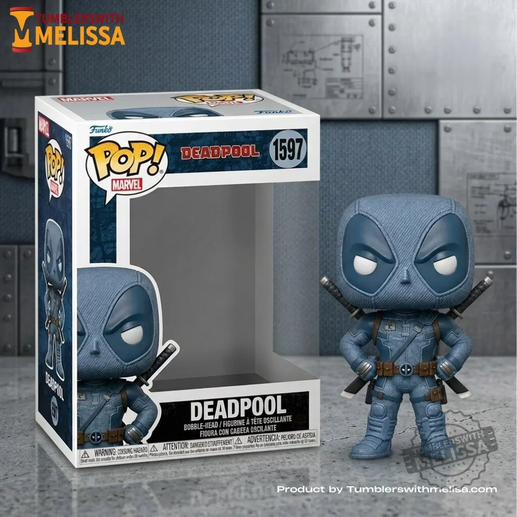 Marvel Deadpool & Wolverine Blue Suit Funko Pop Figures Doll 1 Marvel Deadpool & Wolverine Blue Suit Funko Pop Figures Doll premium quality collectible or lifestyle product for everyday use