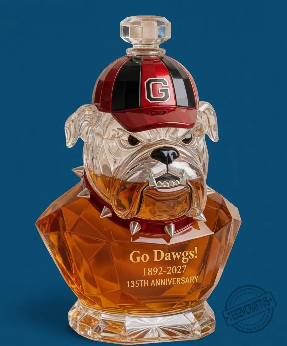 Georgia Bulldogs 135th Anniversary Bulldog Whiskey Decanter