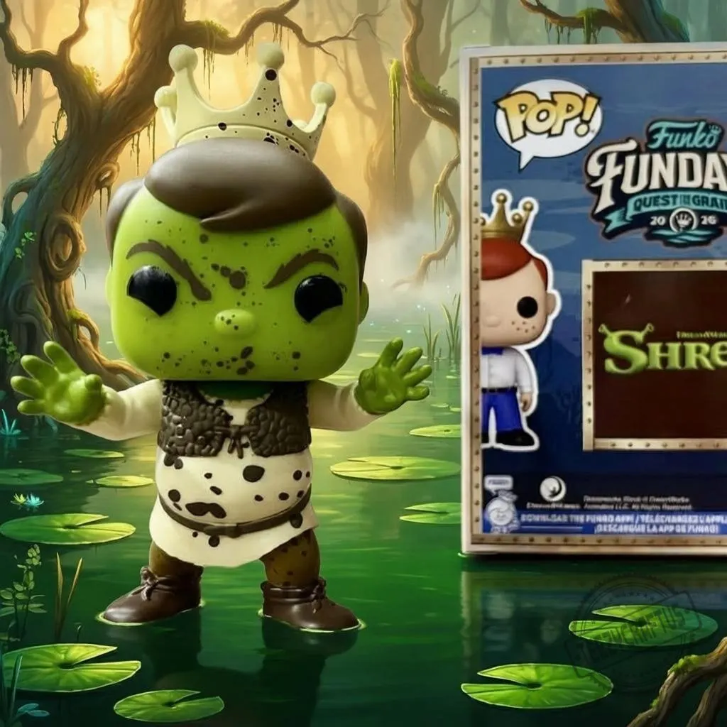 Shrek Zombie Funko Style Figure – Horror Fairy Tale Collectible Vinyl Display Toy