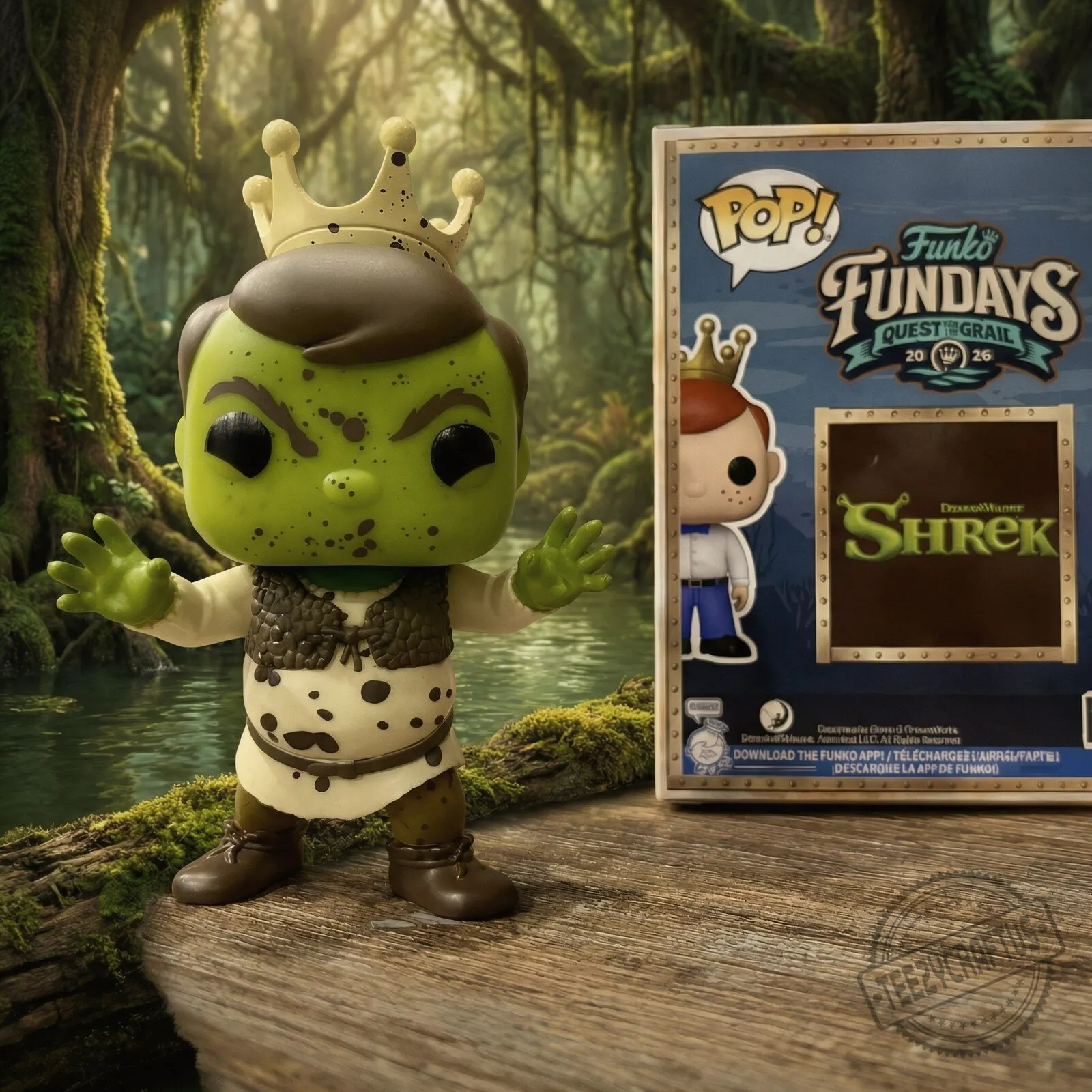 Shrek Zombie Funko Style Figure – Horror Fairy Tale Collectible Vinyl Display Toy 4 Shrek Zombie Funko Style Figure – Horror Fairy Tale Collectible Vinyl Display Toy
