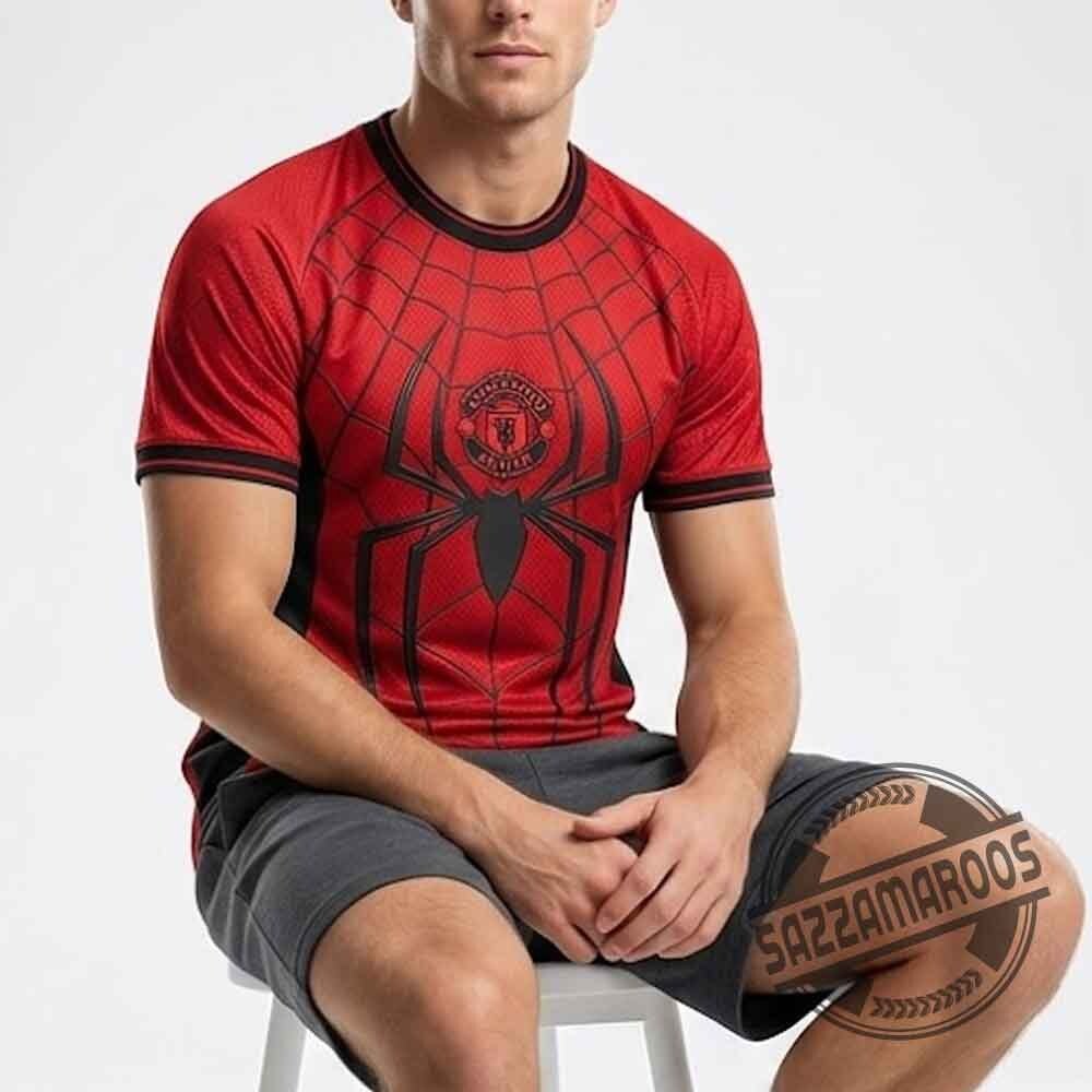 Manchester United x Spider-Man Edition Soccer Jersey Manchester United x Spider-Man Soccer Jersey – image 2 of 3