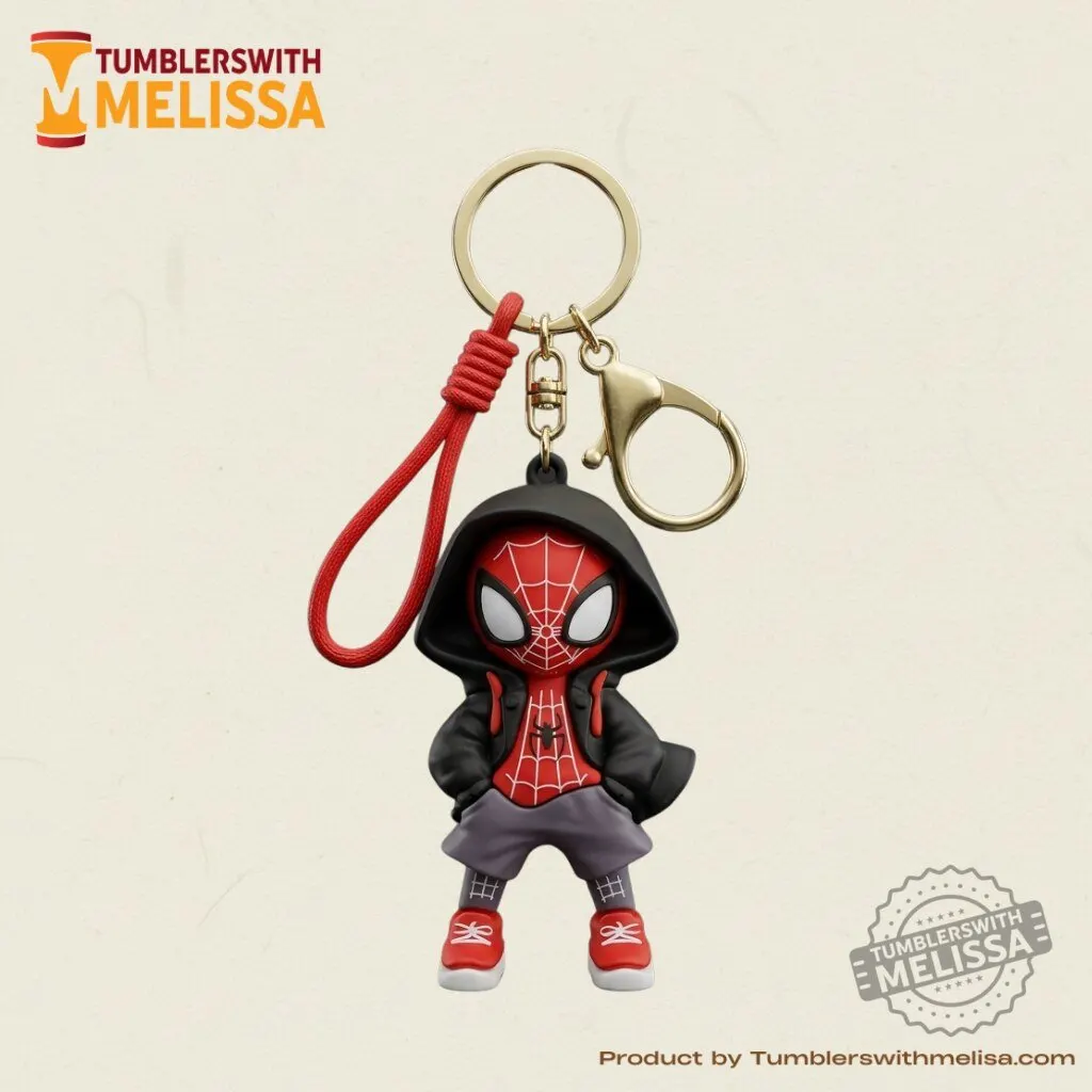 Spider-Man Miles Morales 3D Silicone Keychain 3 Spider-Man Miles Morales 3D Silicone Keychain premium quality collectible or lifestyle product for everyday use