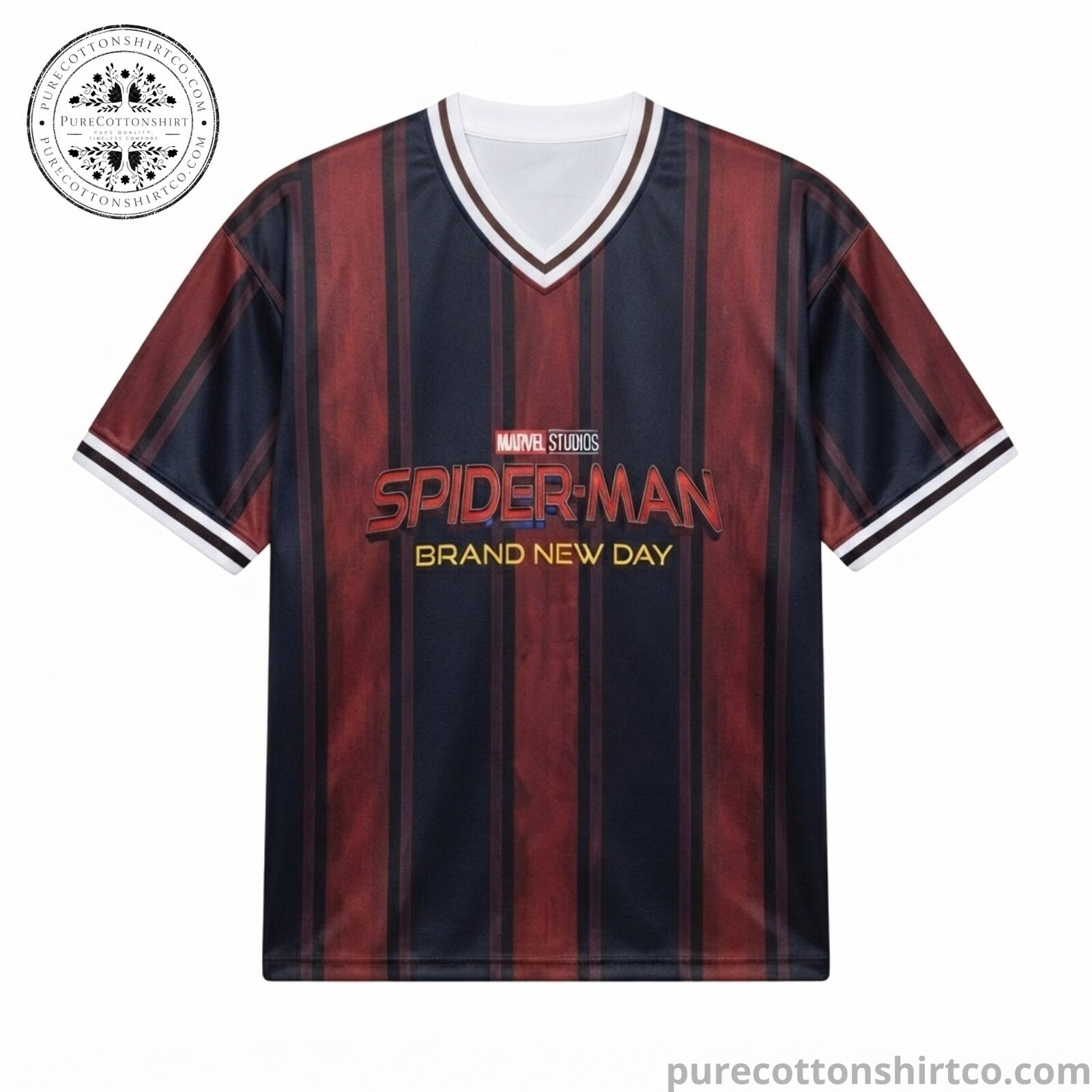 Spider-Man Brand New Day July 31 2026 Movie Graphic Football Soccer Jersey Spider-Man Brand New Day 2026 Movie Graphic Soccer Jersey – image 2 of 4