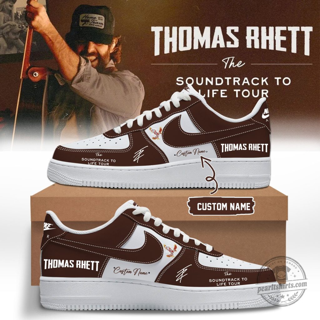 Thomas Rhett The Soundtrack to Life Tour Custom Name Signature Shoes Thomas Rhett The Soundtrack to Life Tour Custom Name Signature Shoes