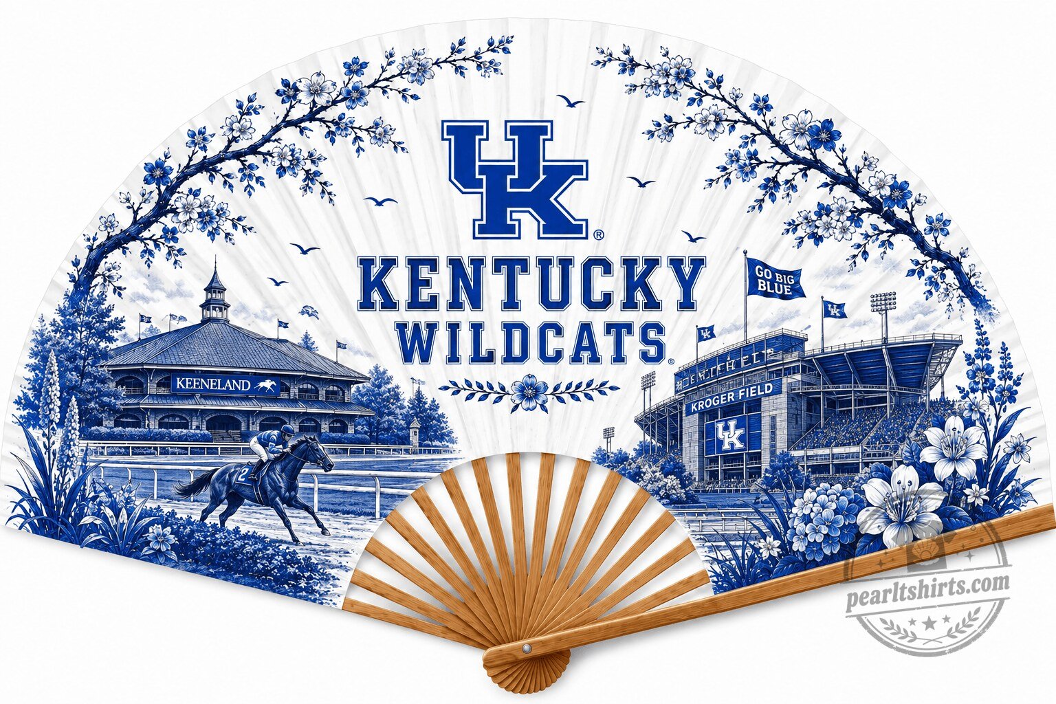 Kentucky Wildcats Keeneland Kroger Field Folding Hand Fan
