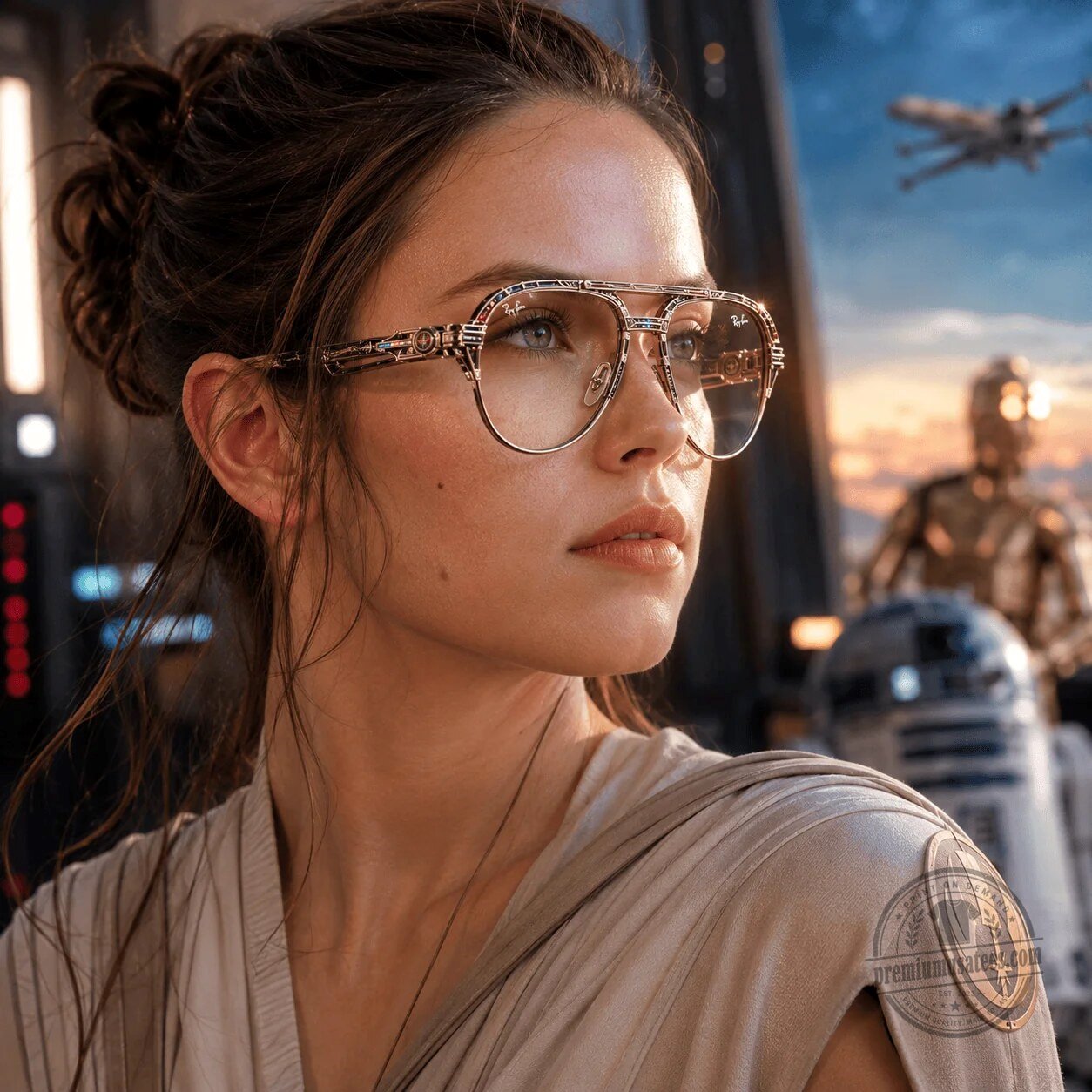 Ray-Ban Star Wars Collection Aviator Sunglasses with Jedi Order Symbol 4 Ray-Ban Star Wars Collection Aviator Sunglasses with Jedi Order Symbol