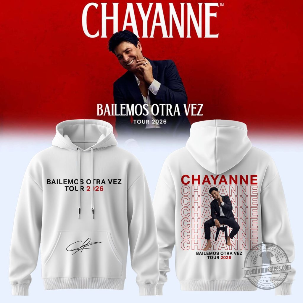 Exclusive Hoodie for Chayanne's 2026 Bailemos Otra Vez Tour - Signature Edition Exclusive Hoodie for Chayanne's 2026 Bailemos Otra Vez Tour - Signature Edition