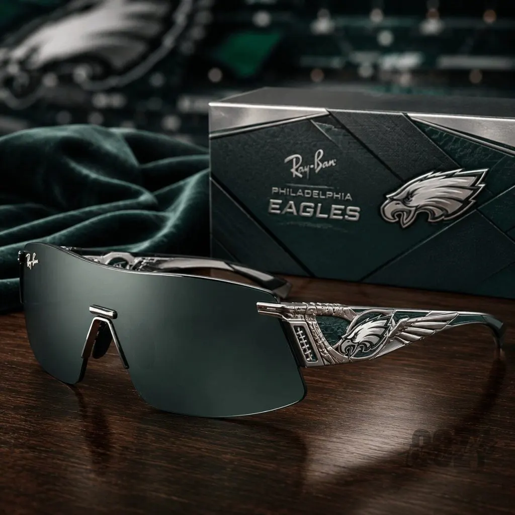 Philadelphia Eagles Ray-Ban Sunglasses NFL Football Team Fan Gear Philadelphia Eagles Ray-Ban Sunglasses NFL Football Team Fan Gear