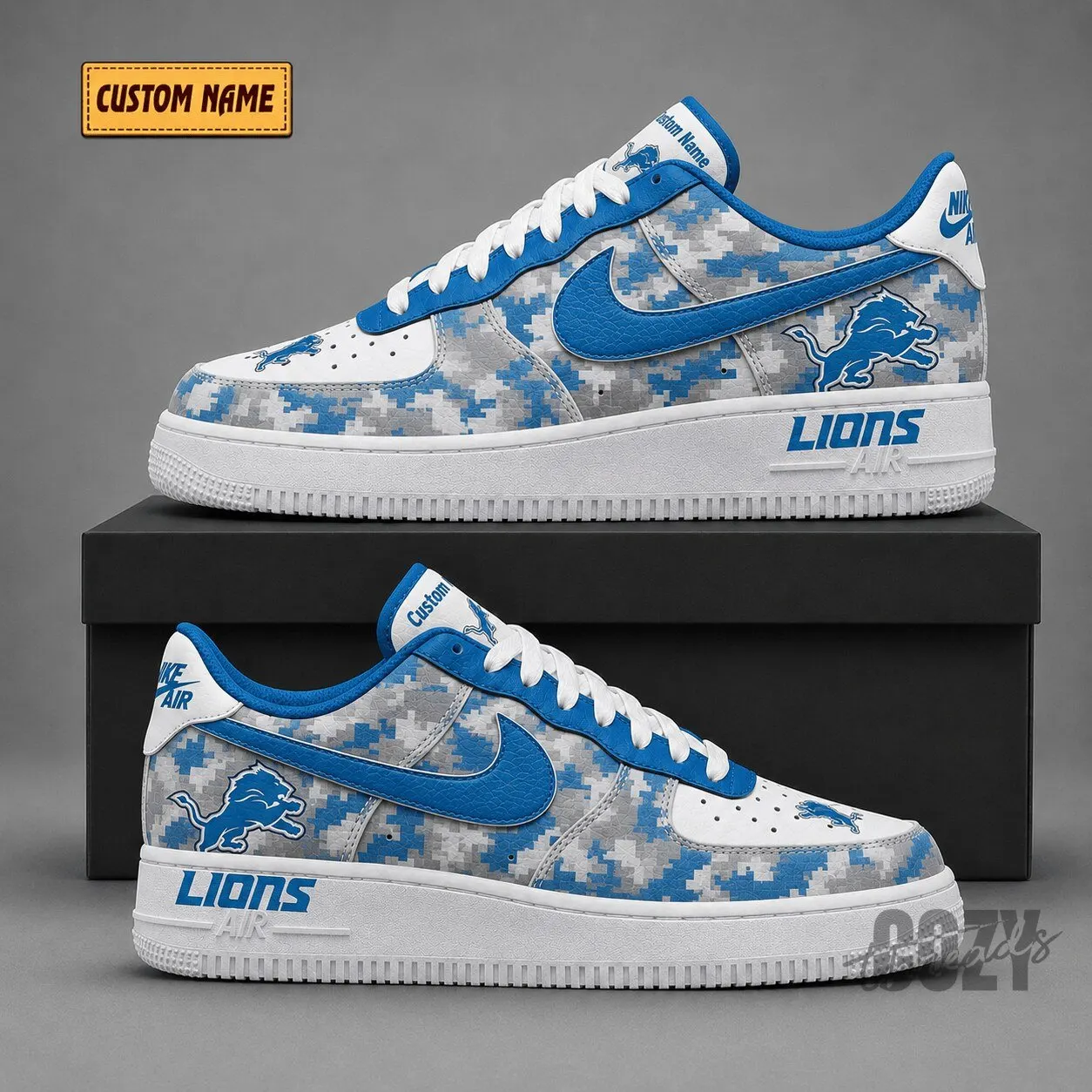 Detroit Lions National Football League Fear The Team Air Force One Sneakers