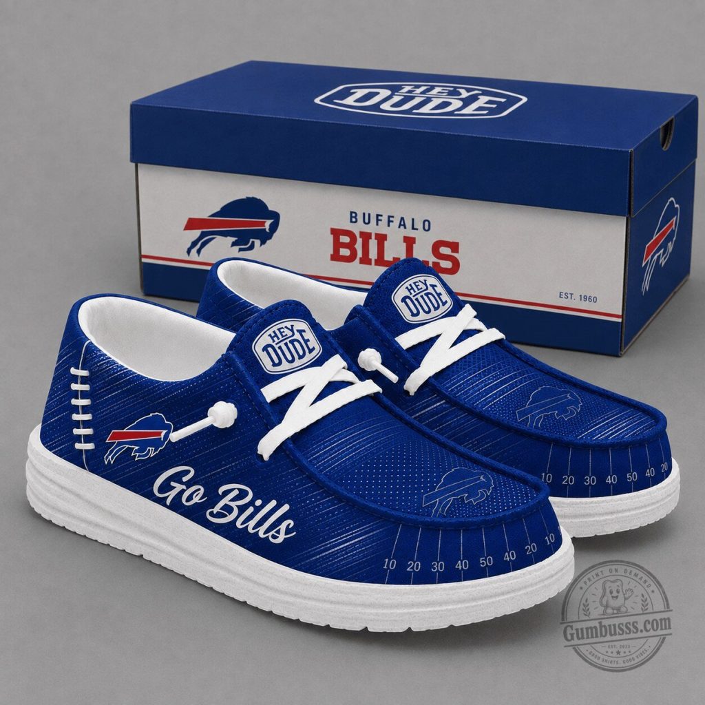 Buffalo Bills Football Field Fan Loafer Shoes Buffalo Bills Football Field Fan Loafer Shoes