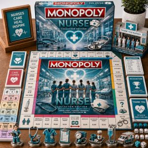 Monopoly Nurse Collector Edition Board Game for Healthcare Professionals