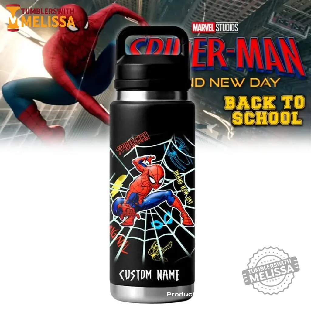 Spider-Man: Brand New Day Custom Name Water Bottle 2 Spider-Man: Brand New Day Custom Name Water Bottle premium quality collectible or lifestyle product for everyday use