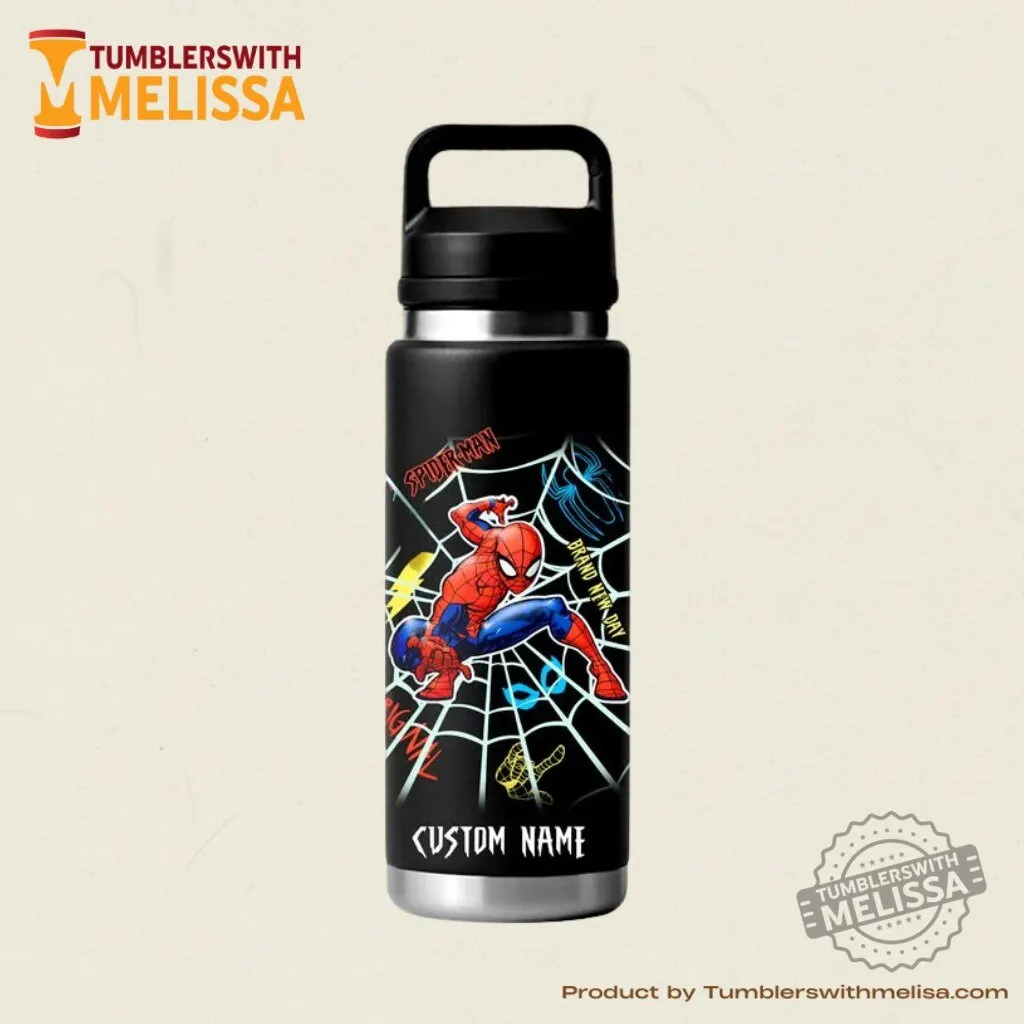 Spider-Man: Brand New Day Custom Name Water Bottle 3 Spider-Man: Brand New Day Custom Name Water Bottle premium quality collectible or lifestyle product for everyday use