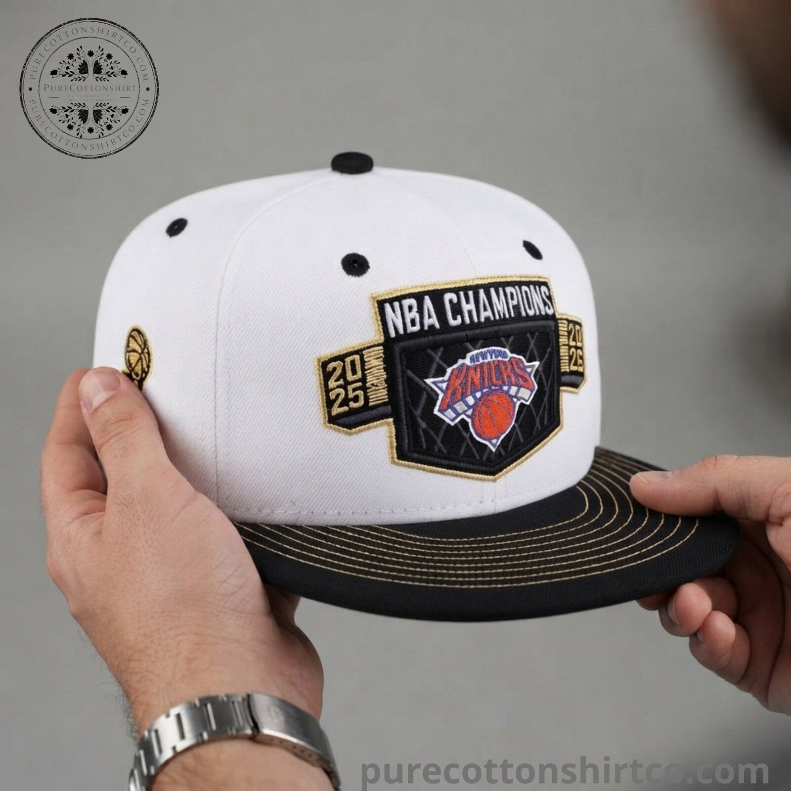 Ben Stiller 2026 Knicks Champions Finals Locket Room Cap - New York Knicks: NBA Champs 4 Ben Stiller 2026 Knicks Champions Finals Locket Room Cap - New York Knicks: NBA Champs