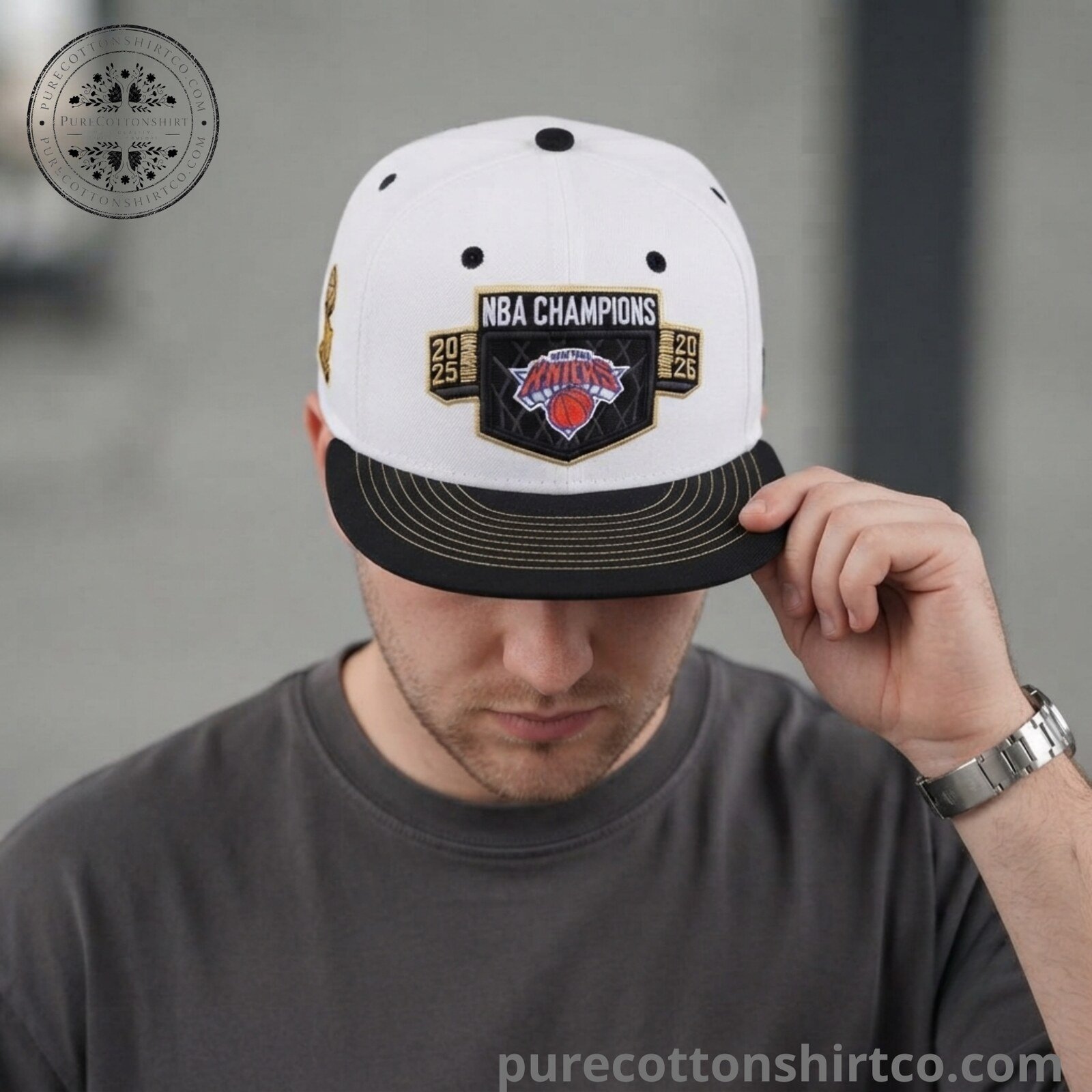 Ben Stiller 2026 Knicks Champions Finals Locket Room Cap - New York Knicks: NBA Champs 5 Ben Stiller 2026 Knicks Champions Finals Locket Room Cap - New York Knicks: NBA Champs
