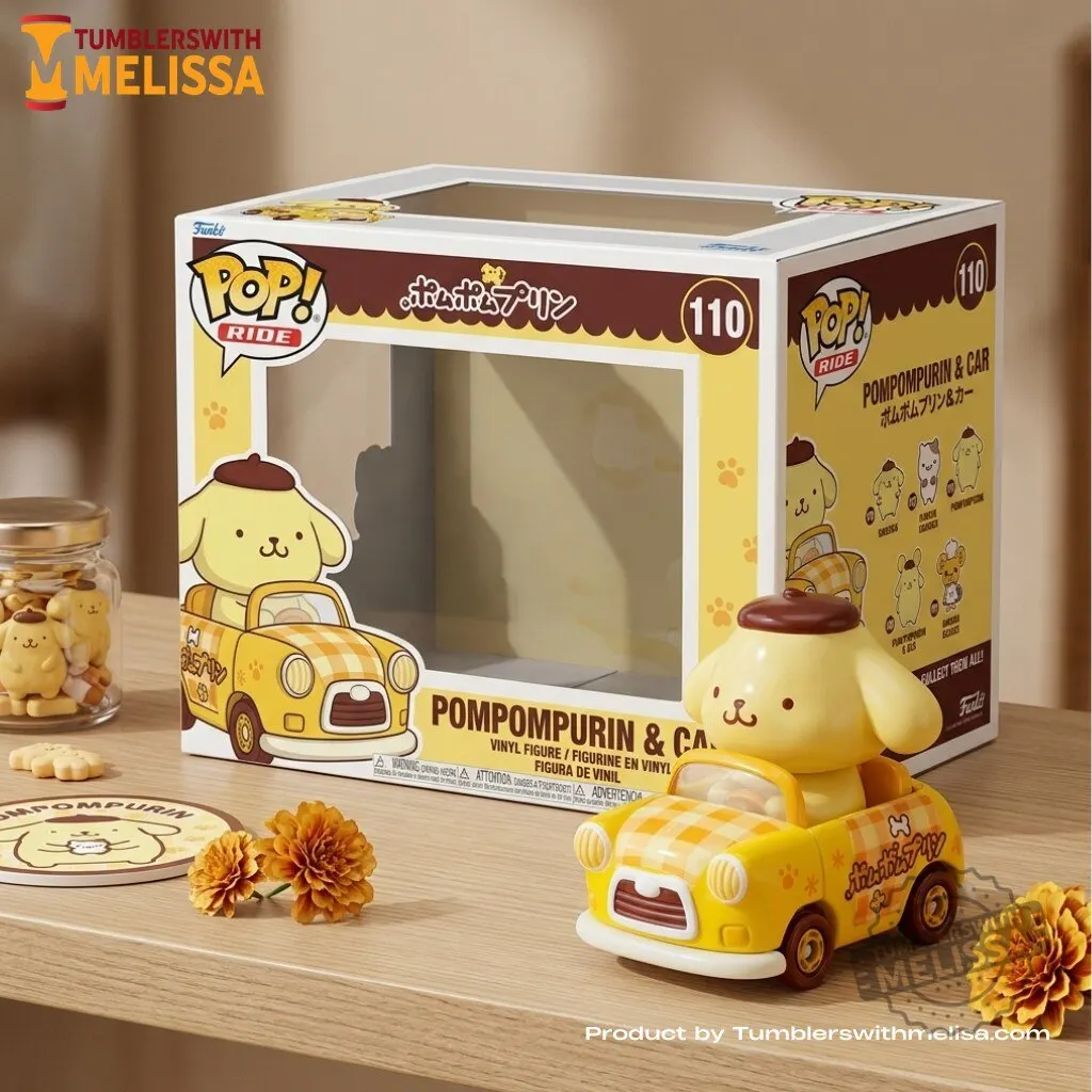 Ride: Sanrio - Pompompurin & Car Funko Pop Figures Doll 1 Ride: Sanrio - Pompompurin & Car Funko Pop Figures Doll premium quality collectible or lifestyle product for everyday use