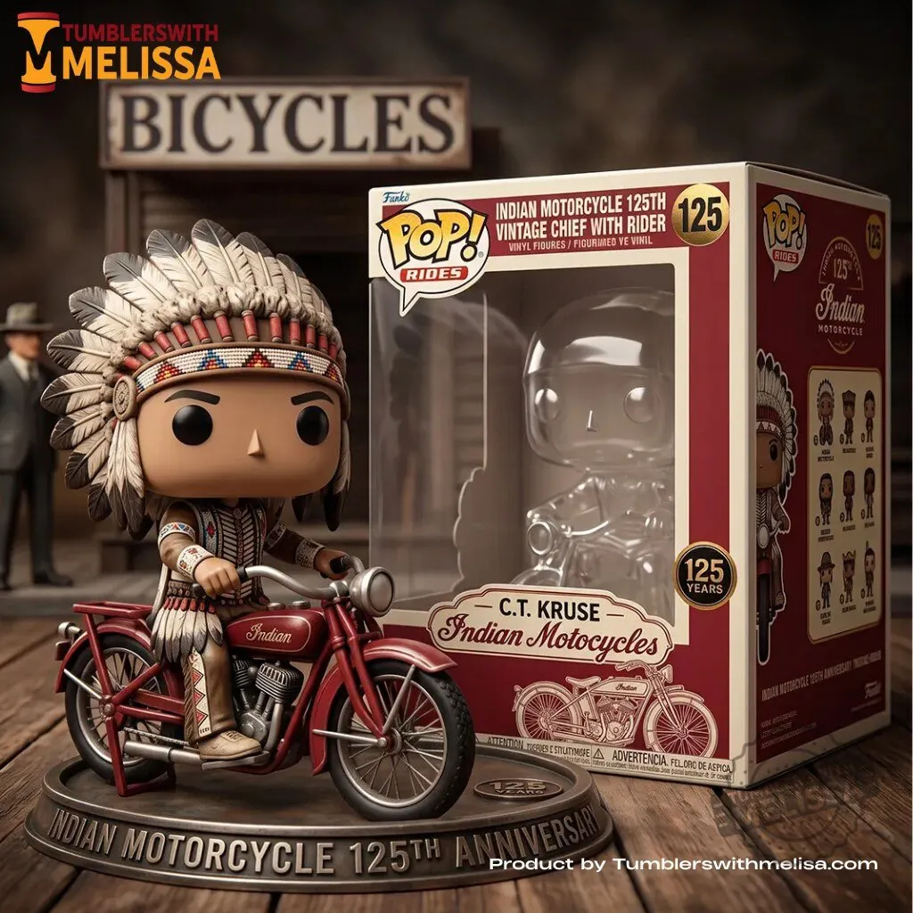 Indian Motorcycle 125th Vintage Chief With Rider Funko Pop Figures Doll 1 Indian Motorcycle 125th Vintage Chief With Rider Funko Pop Figures Doll premium quality collectible or lifestyle product for everyday use