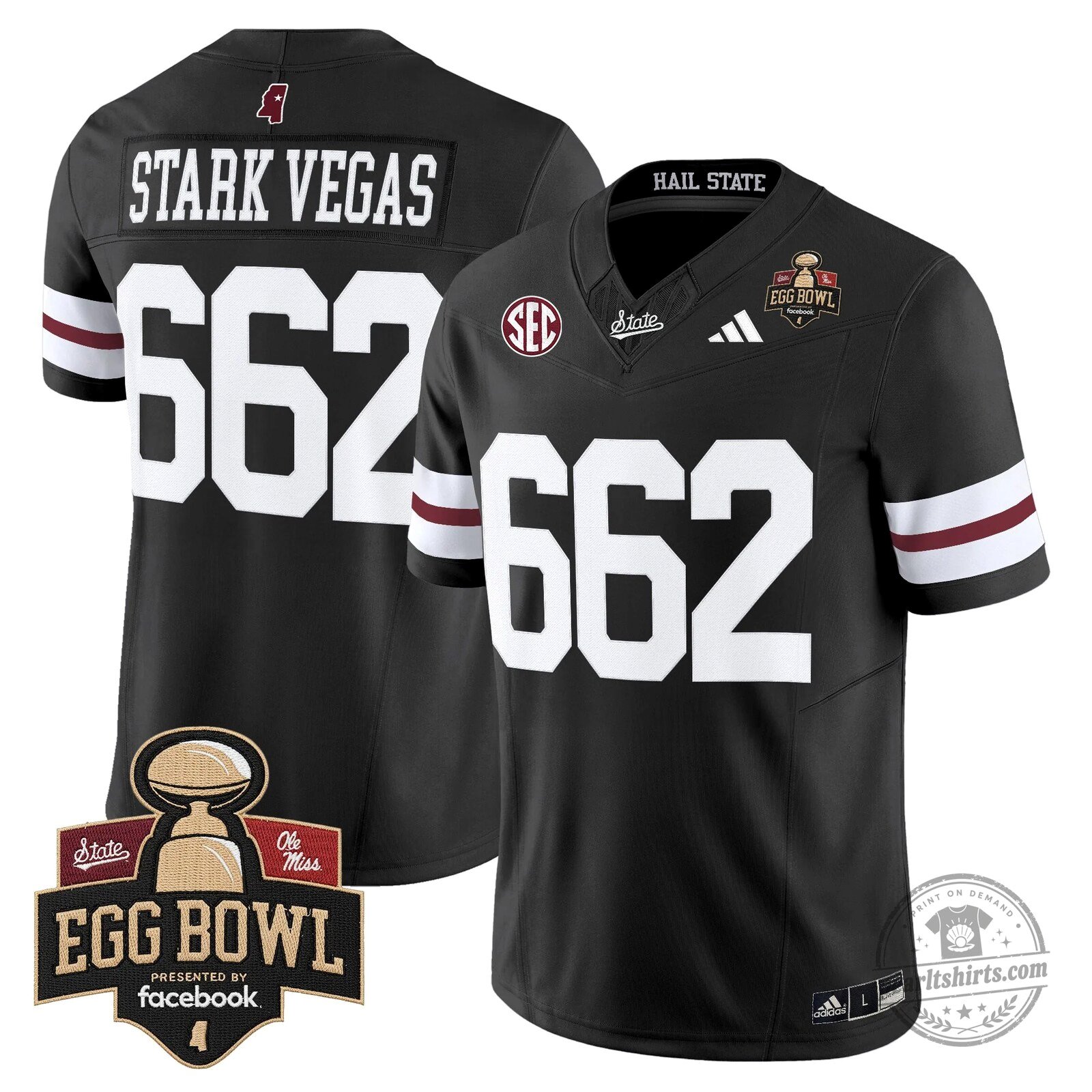 Mississippi State Bulldogs 2025 Egg Bowl Vapor Limited Football Jersey 41 Mississippi State Bulldogs 2025 Egg Bowl Vapor Limited Football Jersey