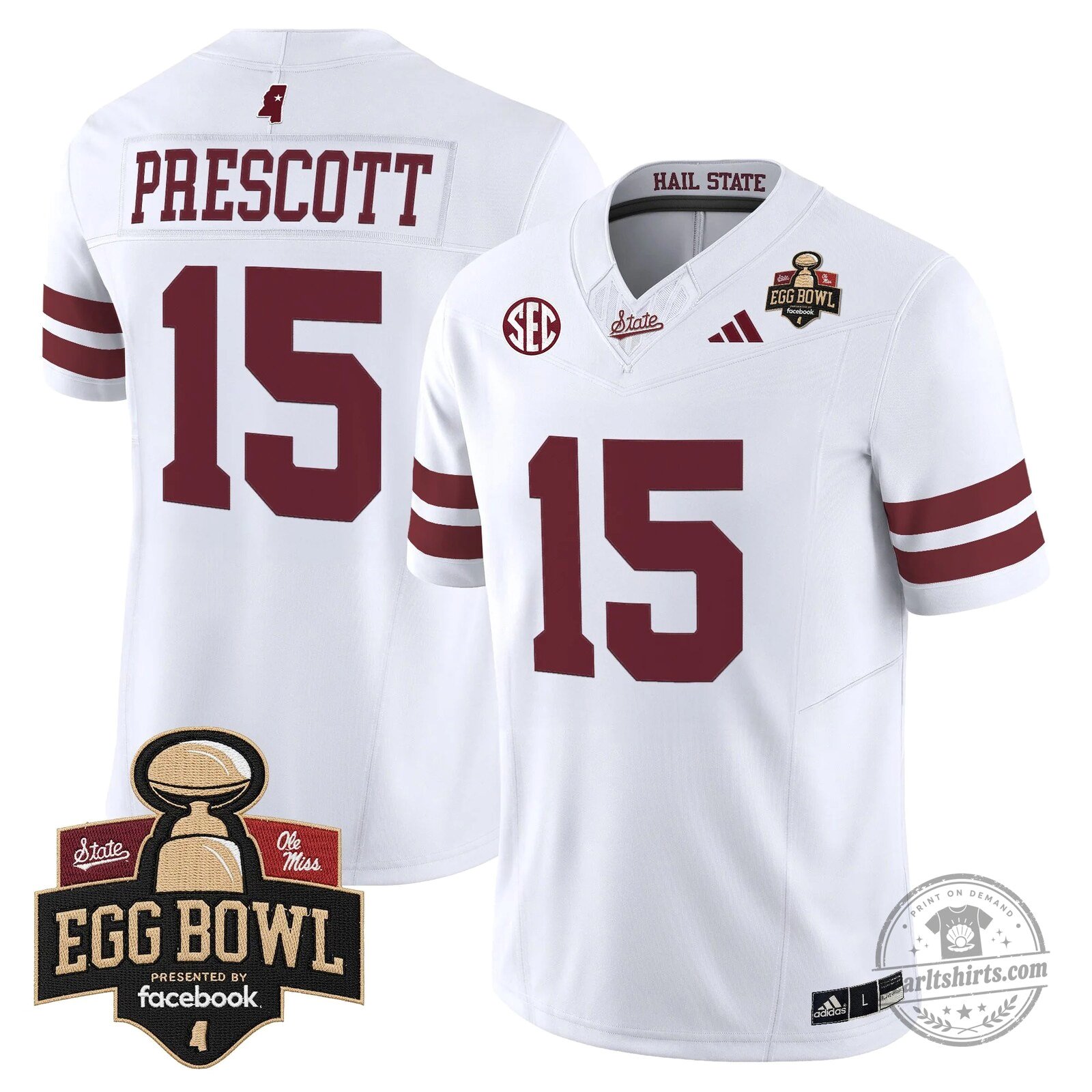 Mississippi State Bulldogs 2025 Egg Bowl Vapor Limited Football Jersey 60 Mississippi State Bulldogs 2025 Egg Bowl Vapor Limited Football Jersey