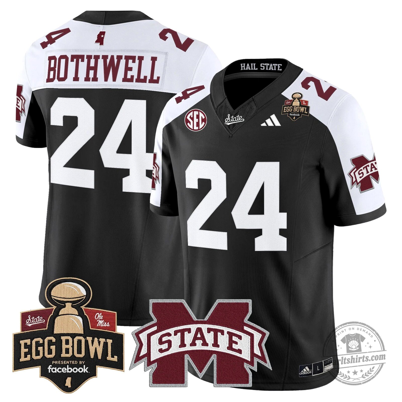 Mississippi State Bulldogs 2025 Egg Bowl Vapor Limited Football Jersey 67 Mississippi State Bulldogs 2025 Egg Bowl Vapor Limited Football Jersey