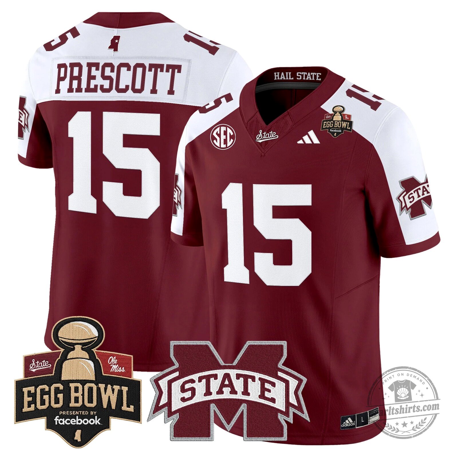 Mississippi State Bulldogs 2025 Egg Bowl Vapor Limited Football Jersey 76 Mississippi State Bulldogs 2025 Egg Bowl Vapor Limited Football Jersey