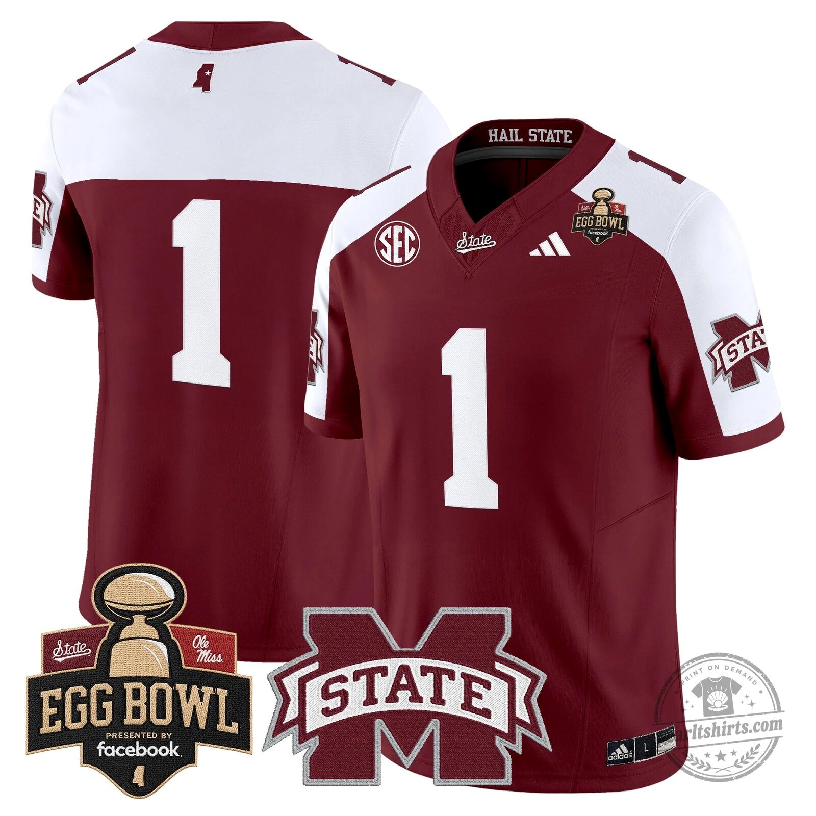 Mississippi State Bulldogs 2025 Egg Bowl Vapor Limited Football Jersey 79 Mississippi State Bulldogs 2025 Egg Bowl Vapor Limited Football Jersey