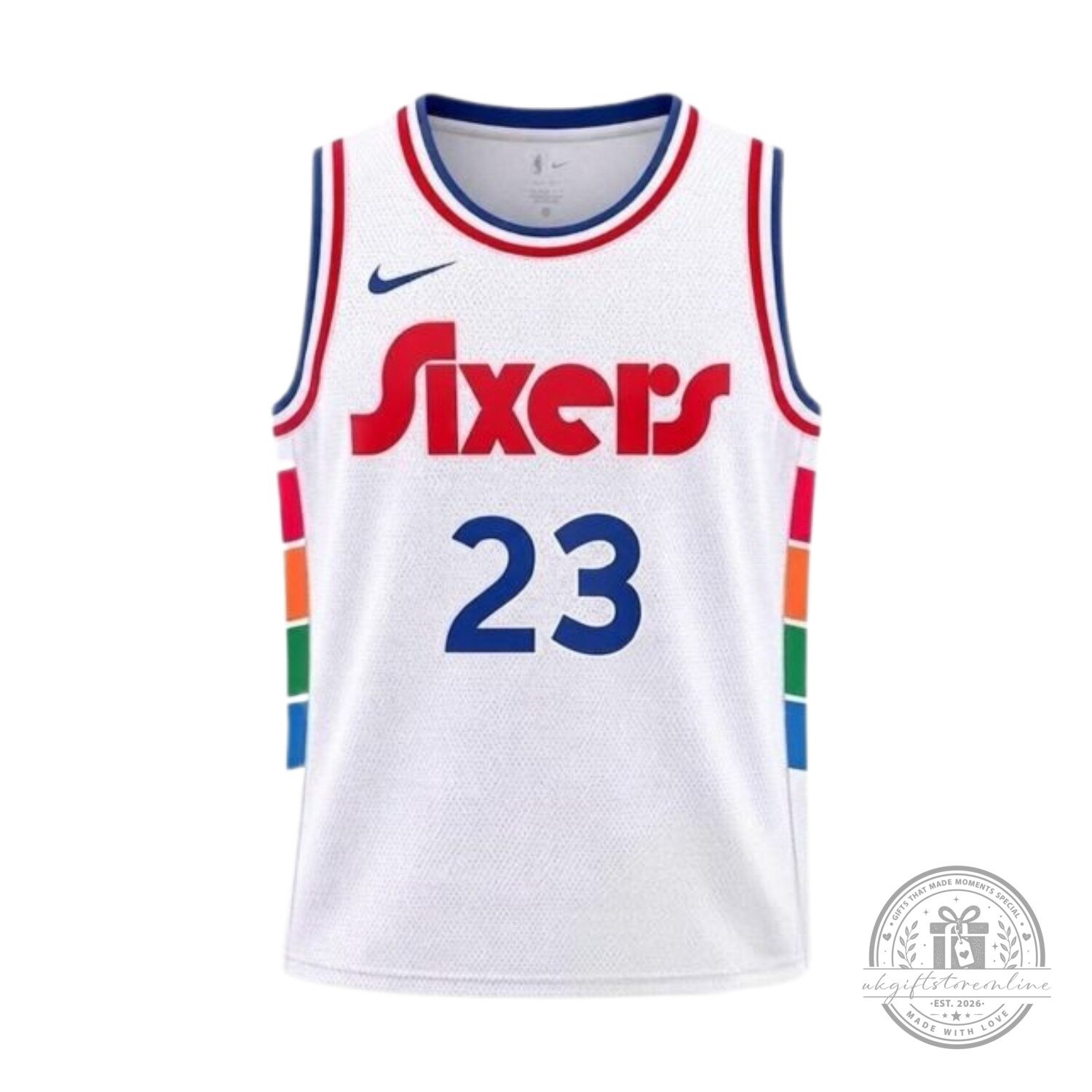 Philadelphia 76ers LeBron James City Edition Basketball Jersey 4 Philadelphia 76ers LeBron James City Edition Basketball Jersey