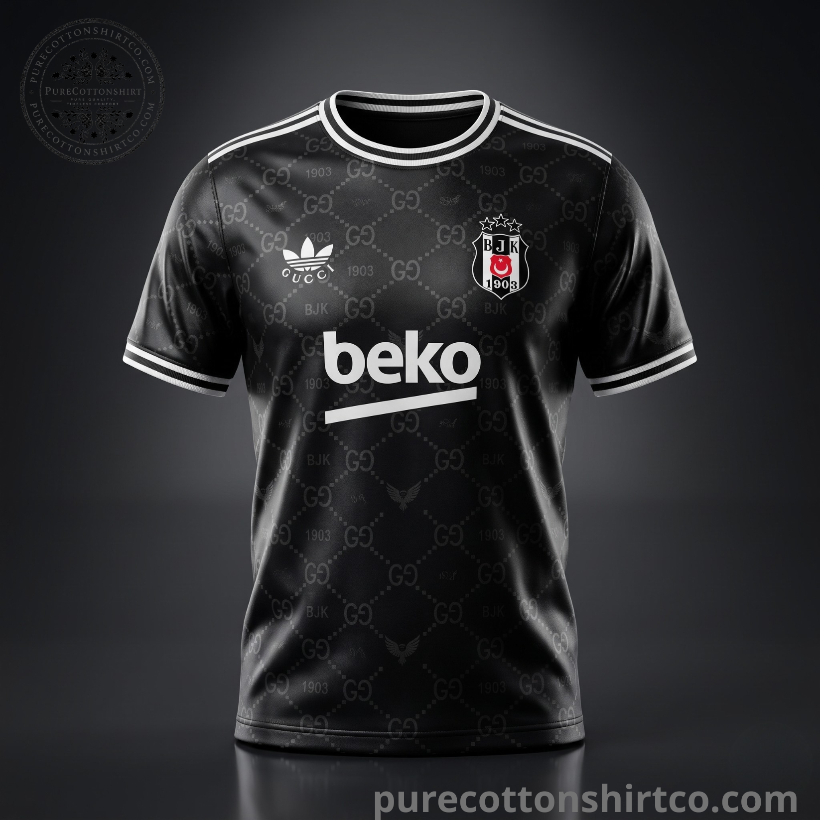 10 Beşiktaş x Gucci x Adidas Soccer Jersey — image 2