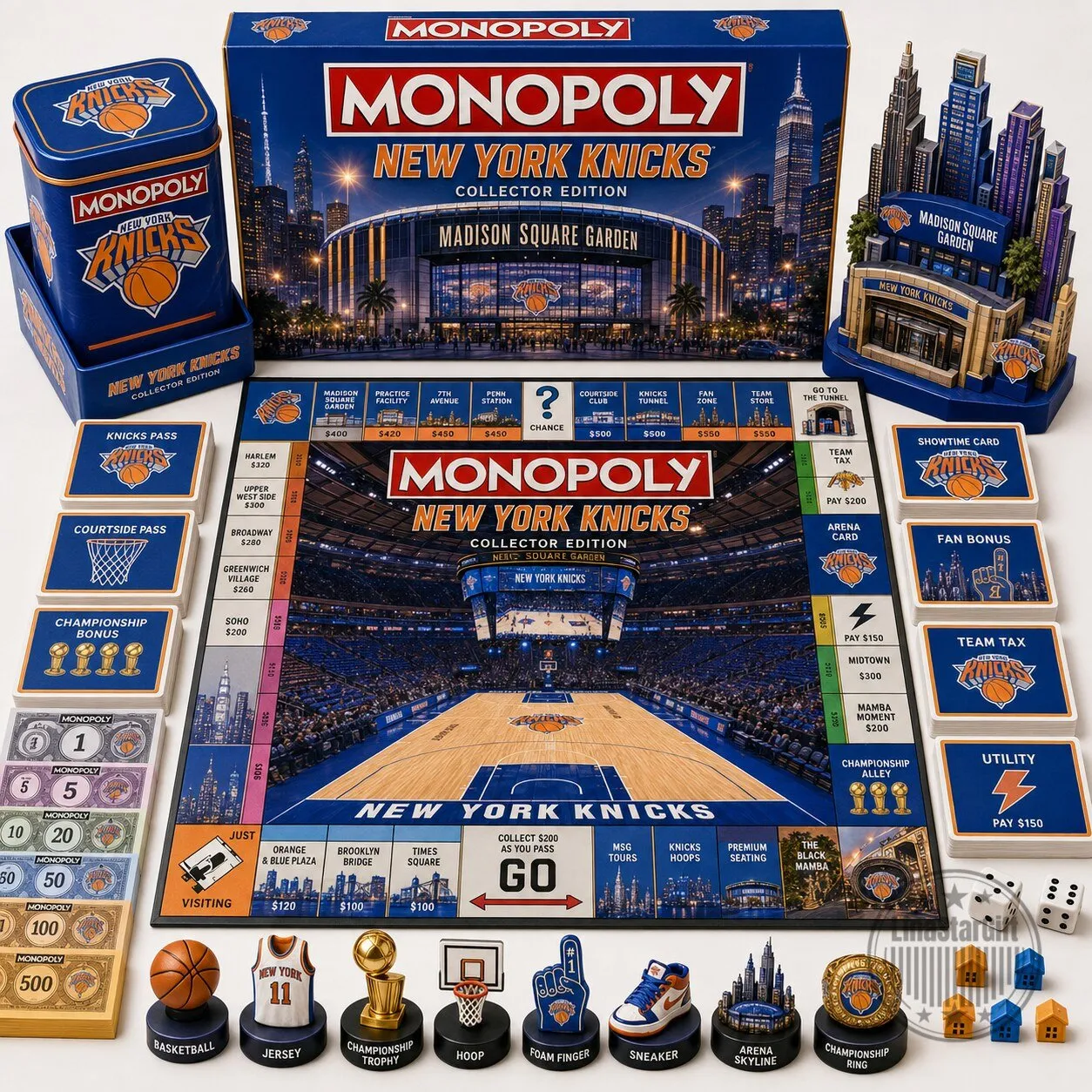 Monopoly New York Knicks Collector Edition Board Game