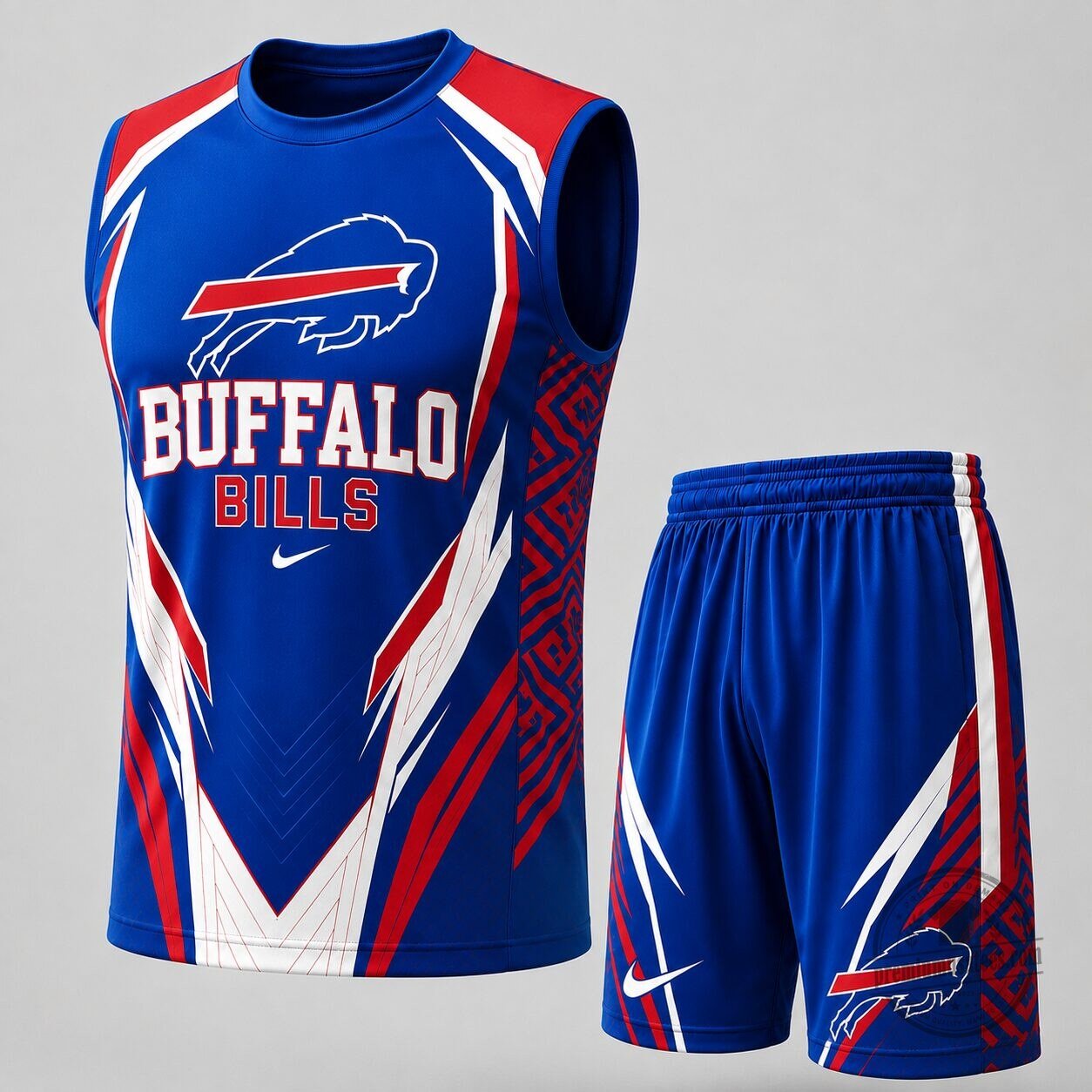 Buffalo Bills National Football League Game Day Tank Top and Shorts Set
