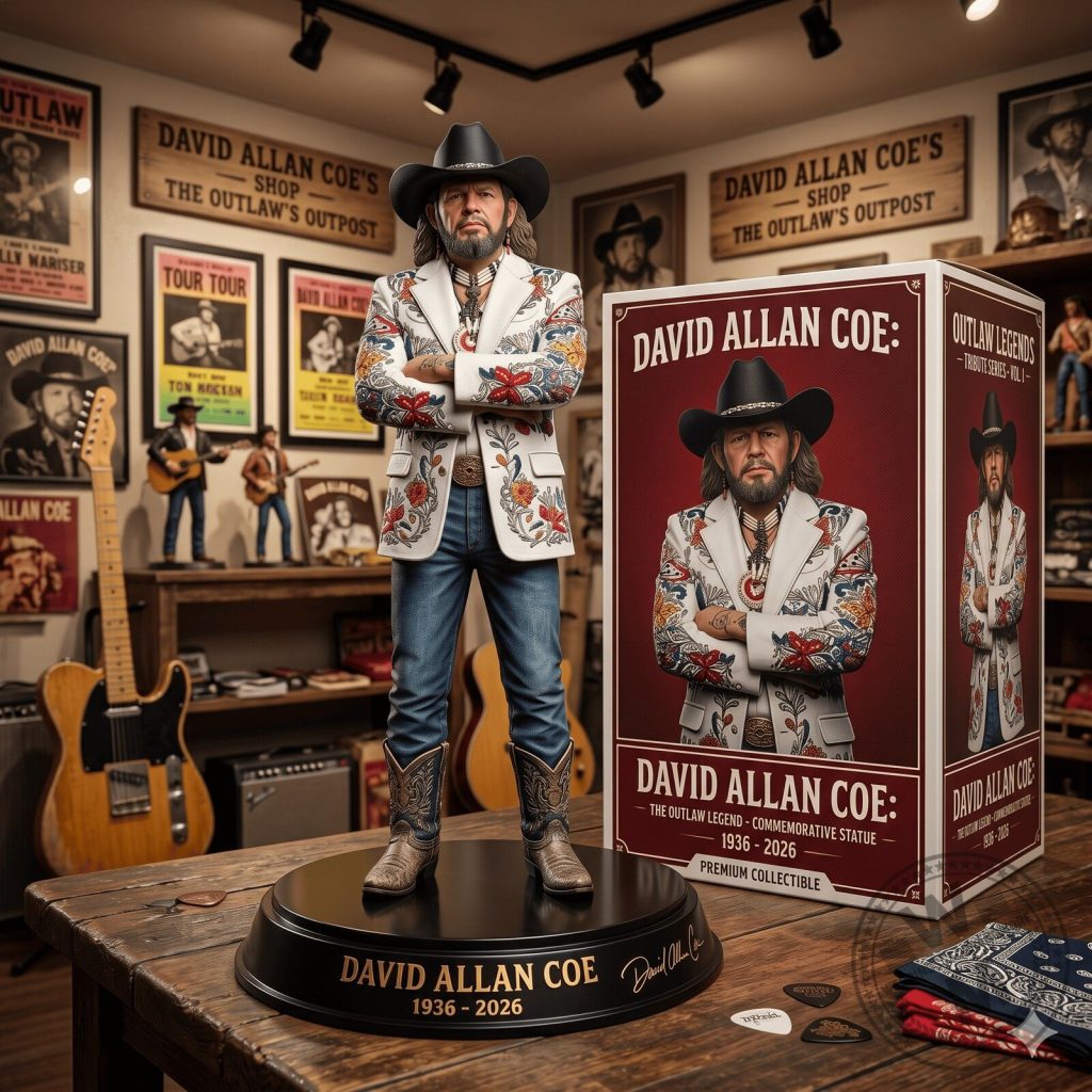 David Allan Coe The Outlaw Legend Commemorative Statue Premium Collectible Figurine