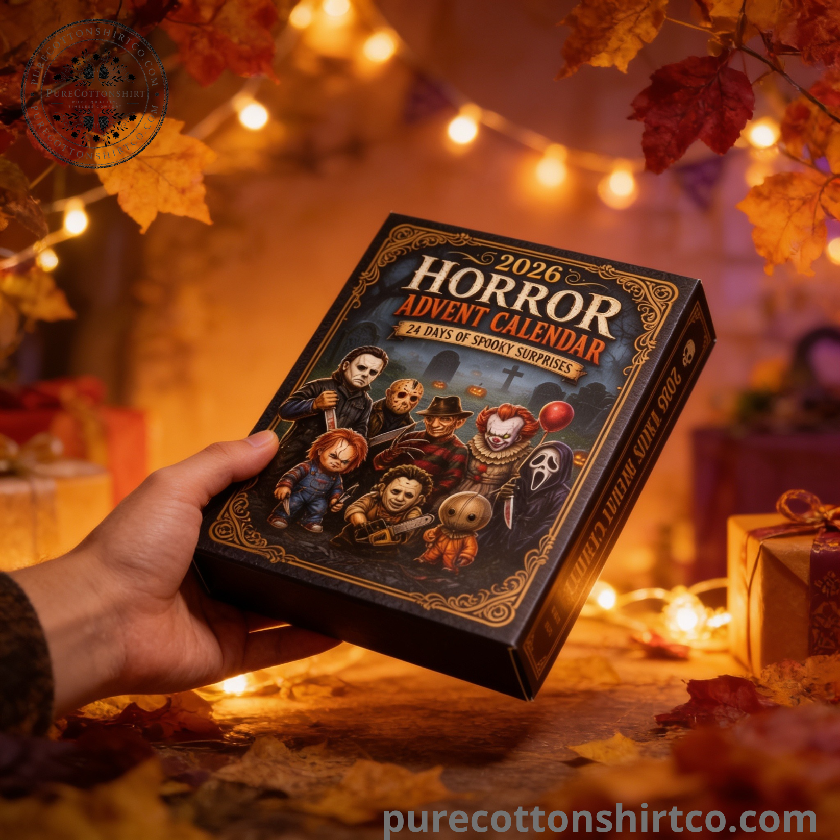 2026 Horror Movie Advent Calendar - 24 Days of Spooky Surprises Holiday Box