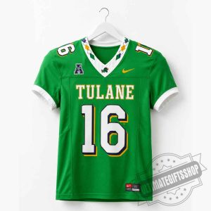 Tulane Green Wave Green College New City Edition Football Jersey 3 Tulane Green Wave Green College New City Edition Football Jersey 1