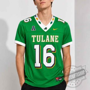 Tulane Green Wave Green College New City Edition Football Jersey 4 Tulane Green Wave Green College New City Edition Football Jersey 2