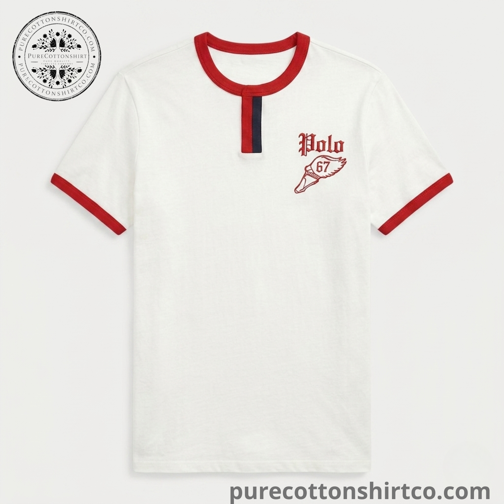 1 BTS JIN Polo Ralph Lauren Retro Sports Ringer Tee – BTS World Tour ARIRANG in EAST RUTHERFORD Day 1 — image 2