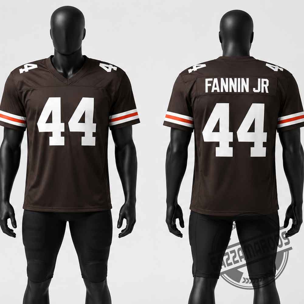 Harold Fannin Jr Signed Autographed Cleveland Browns Brown Jersey