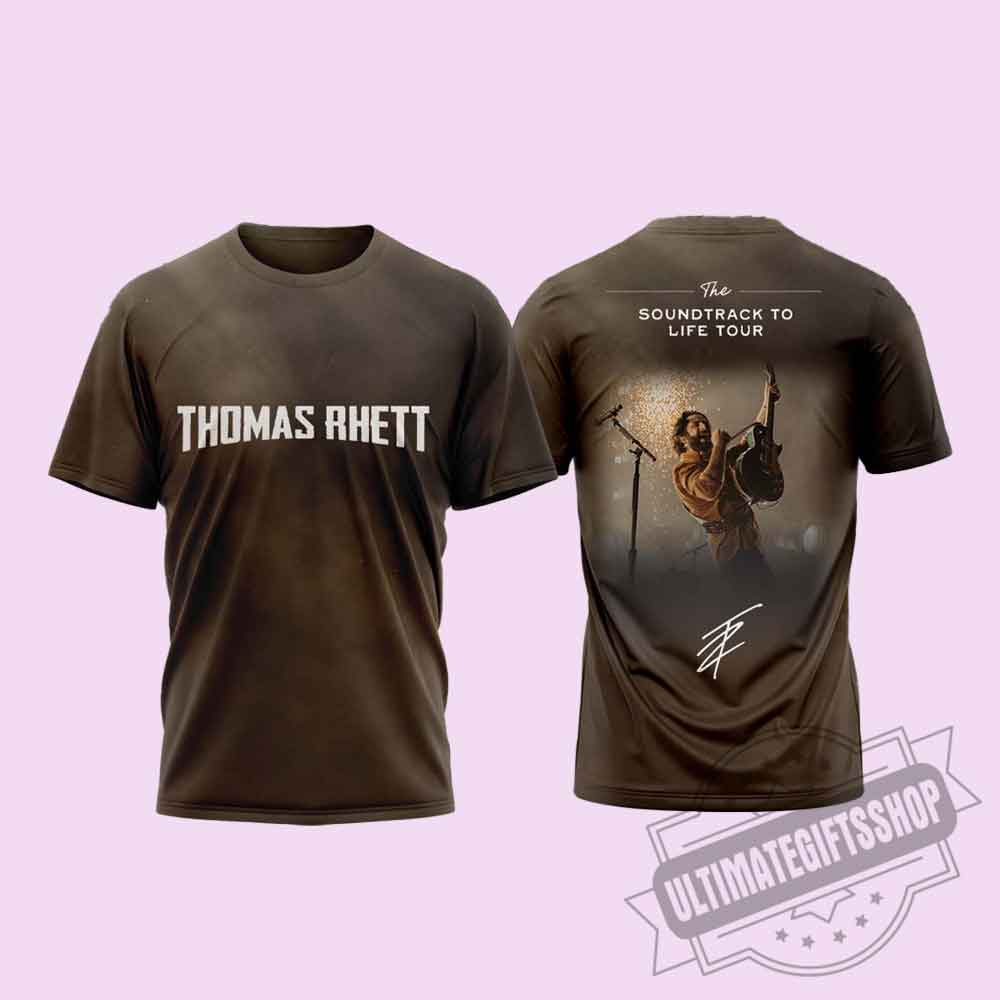 Thomas Rhett Soundtrack to Life Tour T-Shirt (4) Thomas Rhett Soundtrack To Life Tour T Shirt (4)