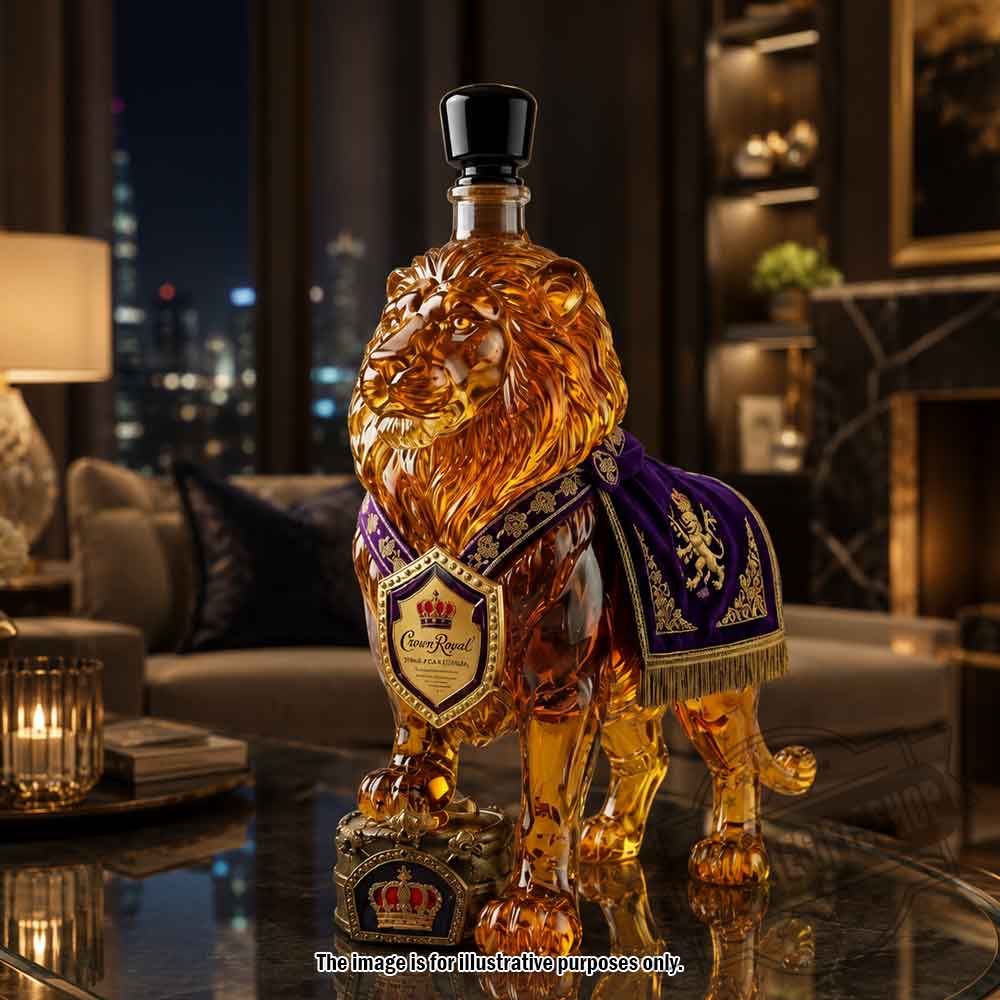 Crown Royal Lion Shaped Whiskey Decanter Crown Royal Lion Shaped Whiskey Decanter — image 2