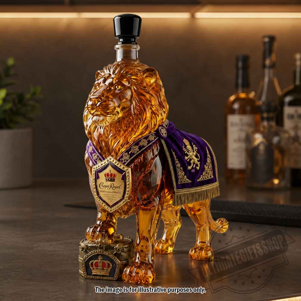 Crown Royal Lion Shaped Whiskey Decanter Crown Royal Lion Shaped Whiskey Decanter — image 3