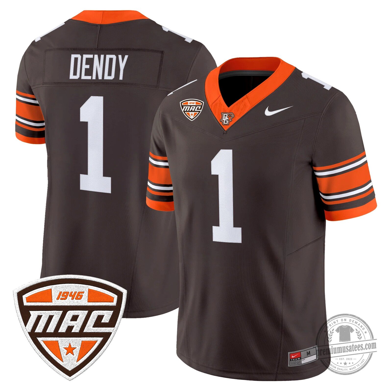 Bowling Green Falcons Number 16 Novasad Orange Football Jersey 68 Bowling Green Falcons Number 16 Novasad Orange Football Jersey