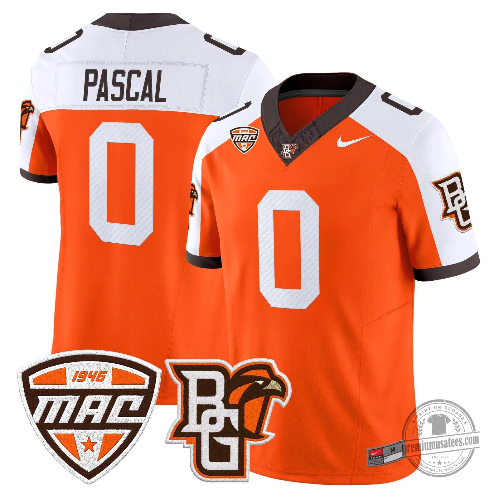 Bowling Green Falcons Number 16 Novasad Orange Football Jersey 92 Bowling Green Falcons Number 16 Novasad Orange Football Jersey