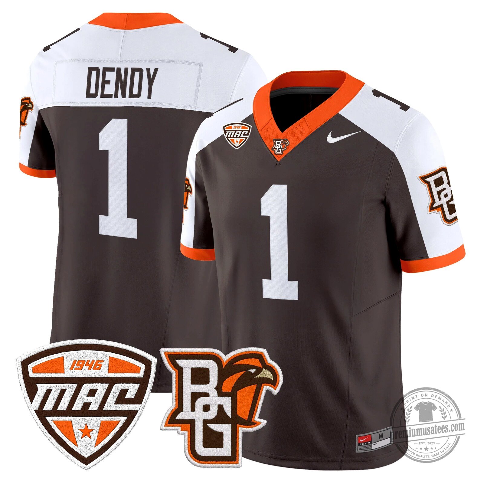 Bowling Green Falcons Number 16 Novasad Orange Football Jersey 101 Bowling Green Falcons Number 16 Novasad Orange Football Jersey